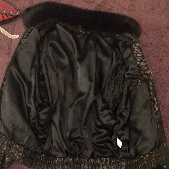 Leather Bomber Jacket - Picture 6 of 12